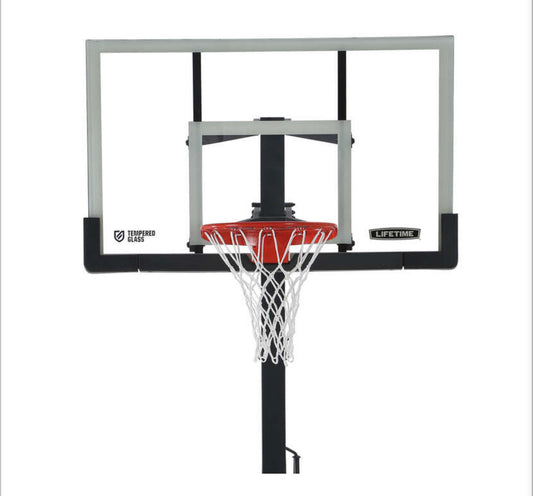 Lifetime 60” Tempered Glass Pro Slam In-ground Basketball Hoop